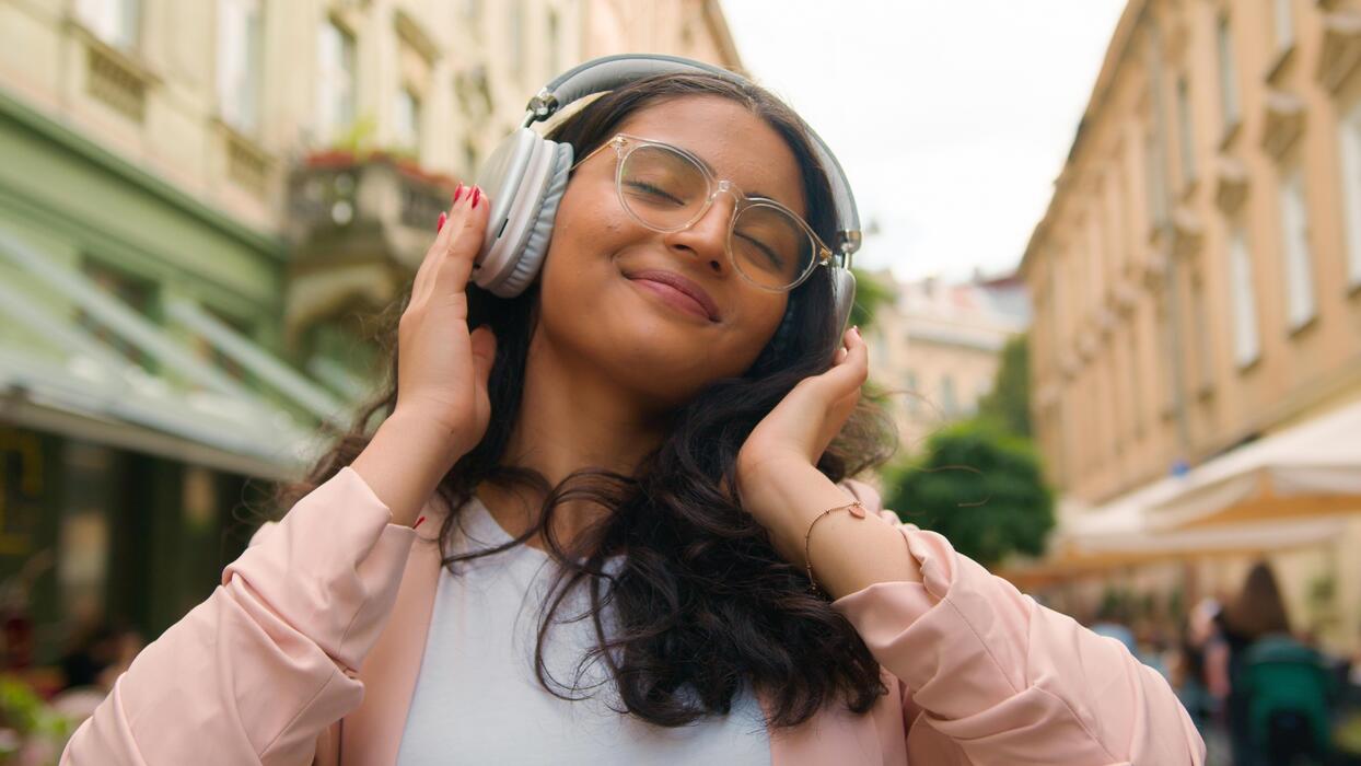 Listening to music